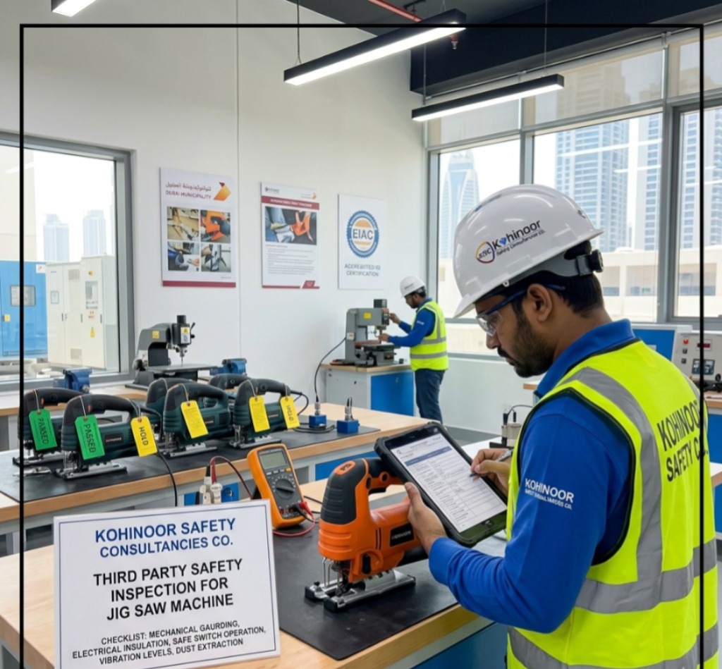 Third Party Safety Inspection For Jig Saw Machine